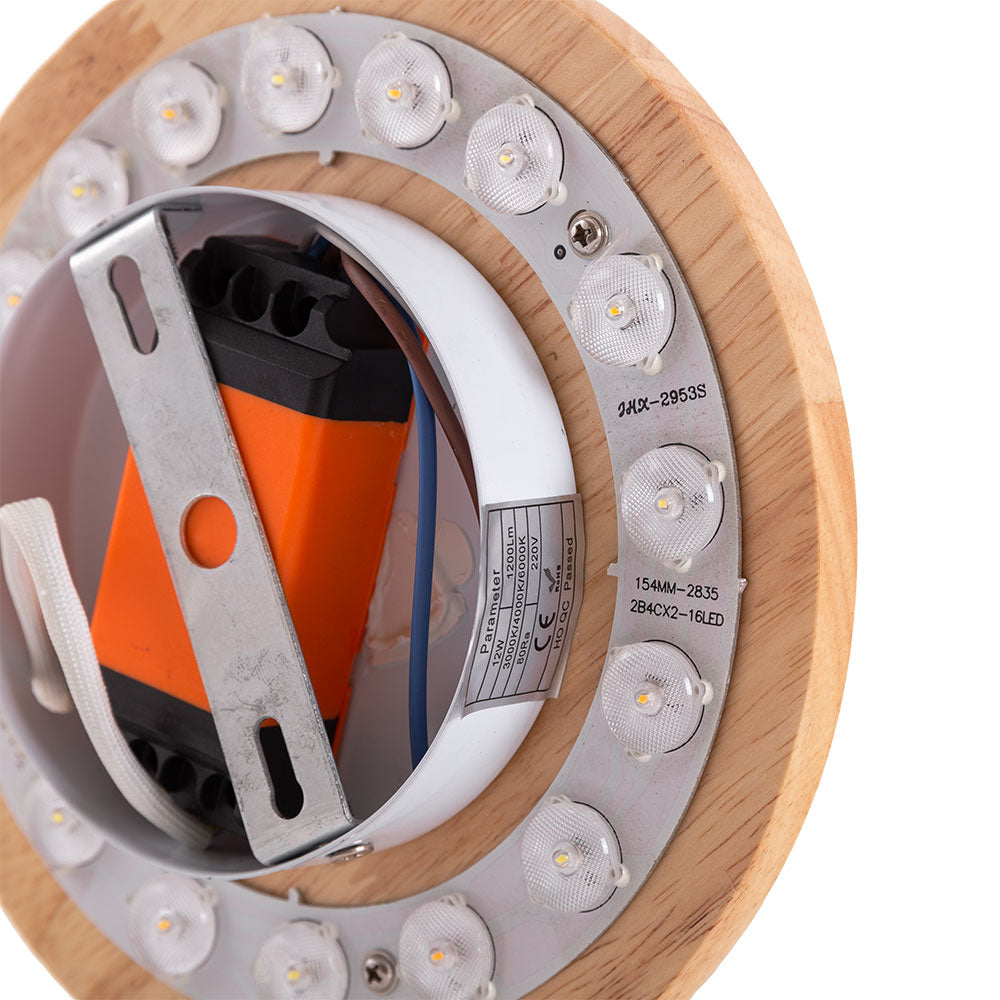 Aplique LED 12W 1.200Lm Redondo BiColor "Martina" CCT Seleccionable 40.000H [HO-CCT-LED69]