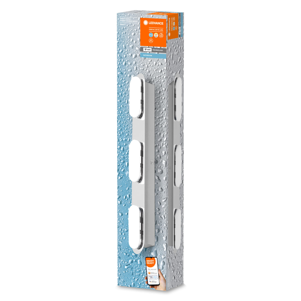 Aplique LED Ledvance "Smart"   20W 1600Lm 3000…6500K 110º IP44 Regulable