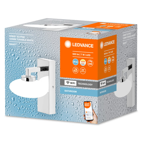 Aplique LED Ledvance "Smart"   7W 400Lm 3000…6500K 110º IP44 Regulable