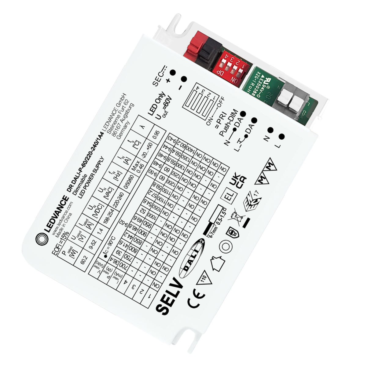 Driver LED Ledvance EC Performance DR DALI-P-60/220-240/1A4
