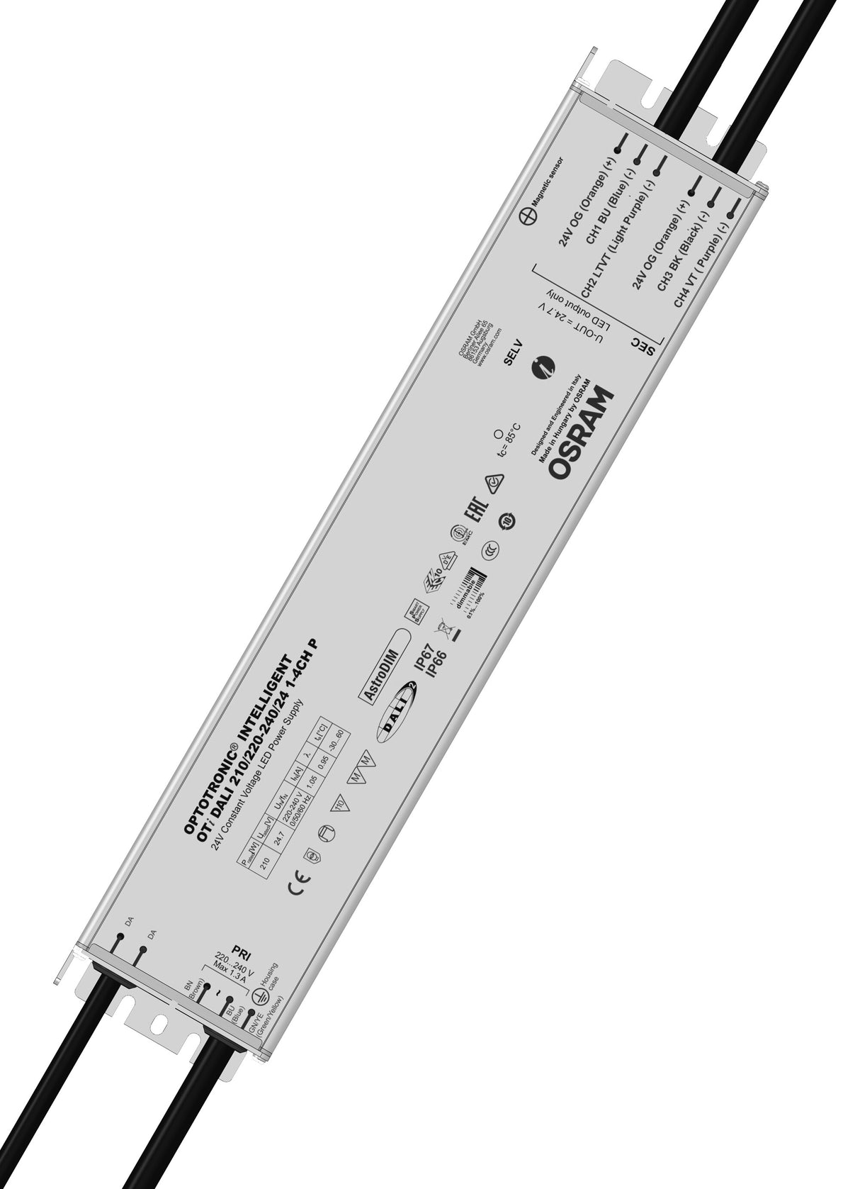 Driver LED Osram   OptoTronic OTI DALI CV OTI DALI 210/220-240/24 1-4 CH