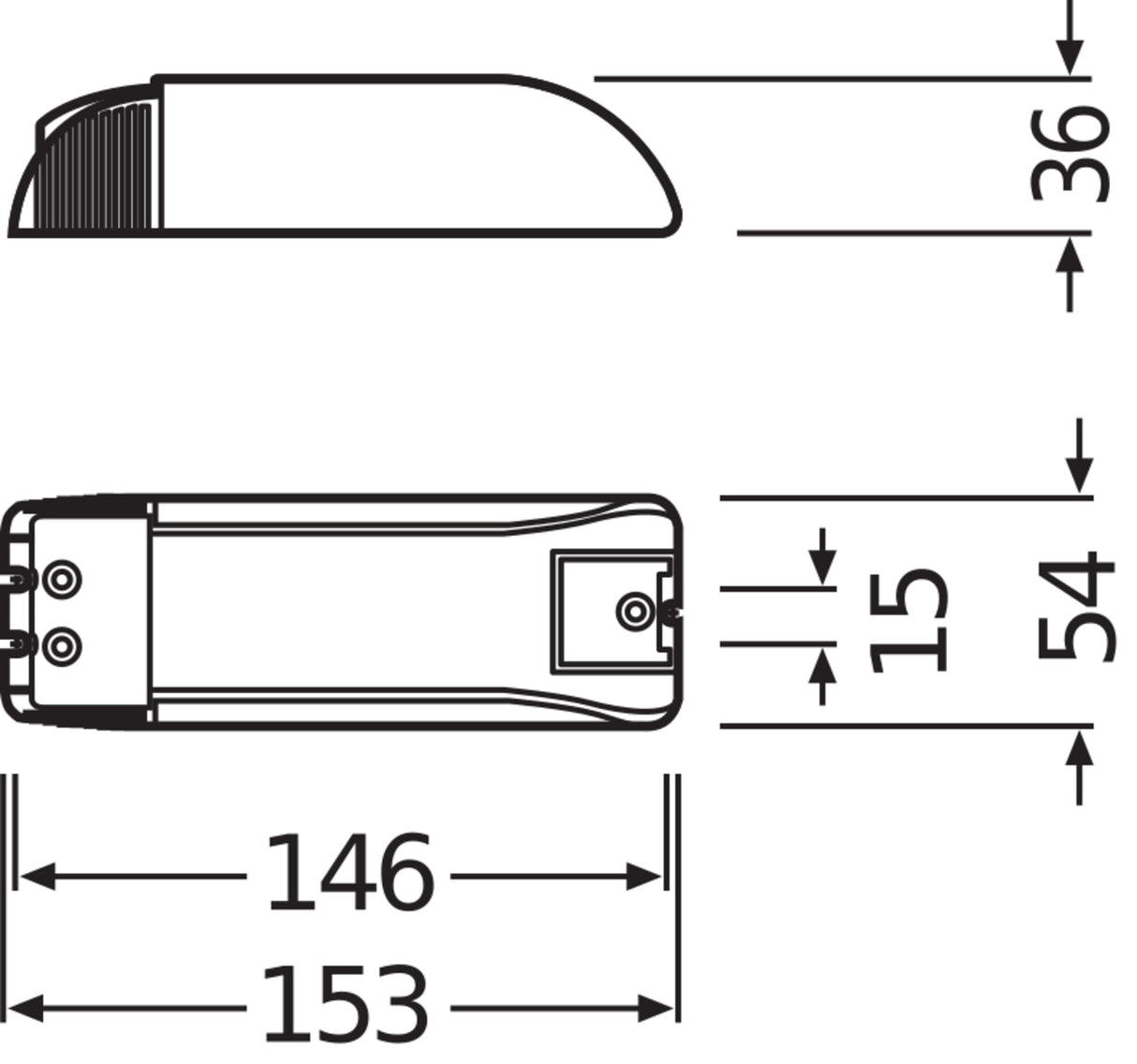 Driver LED Osram   OptoTronic OTE CC  OTE35/220-240/700 PC 0