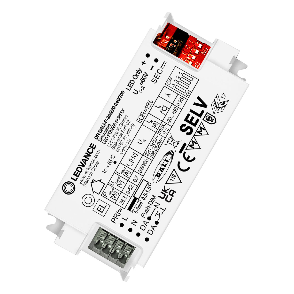 Driver LED Ledvance EC Performance DR DALI-P-26/220-240/700