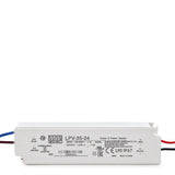 Transformador de LEDs MEANWELL 35W 230VAC/24VDC Exterior IP67
