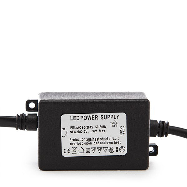 Driver IP67 3W 90-264VAC/12VDC Conector Hembra