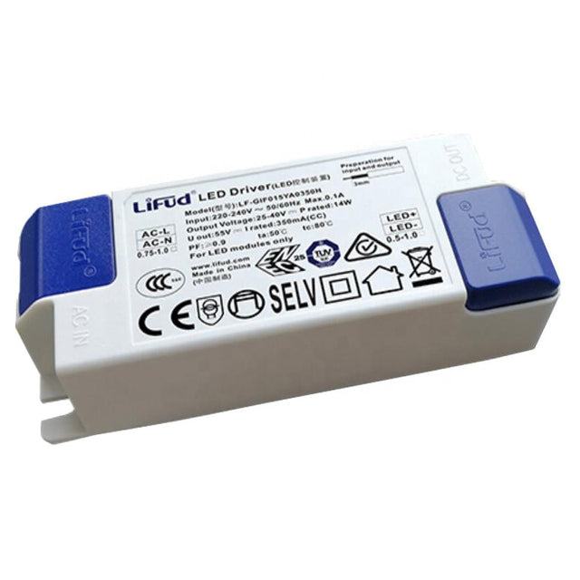 Driver LIFUD Regulable Triac Dim 7-8W Entrada 220-240V Salida 12-22VDC Flicker Free