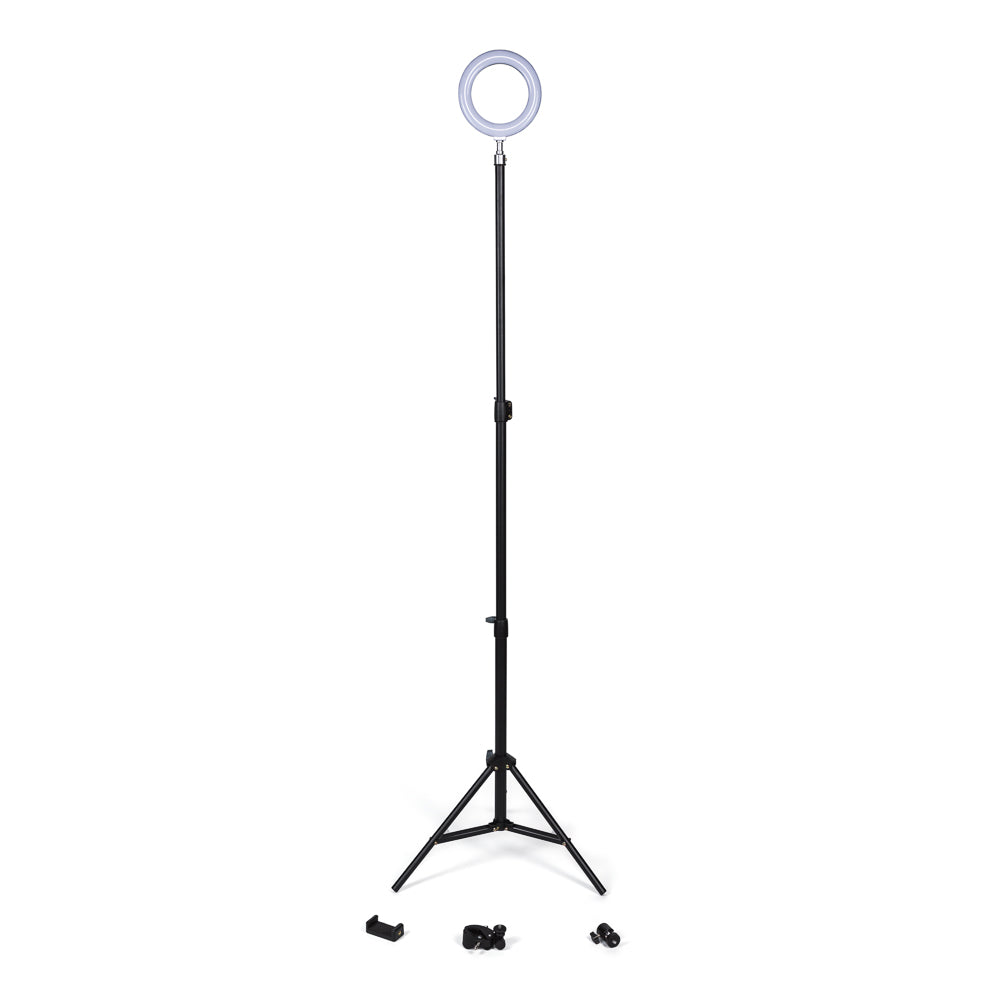 Trípode Iluminación Videoblogs  8W Ø16Cm 68►200Cm Regulable