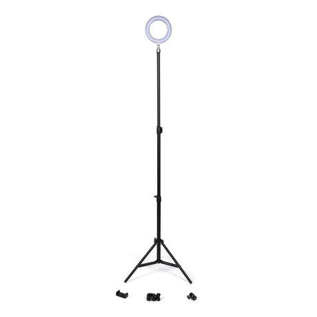 Trípode Iluminación Videoblogs  8W Ø16Cm 68►200Cm Regulable