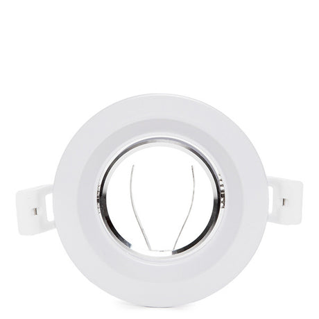 Aro Foco Downlight  Circular GU10 Ø92Mm - Blanco