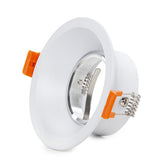 Aro Foco Downlight  Circular GU10 Ø99Mm - Blanco