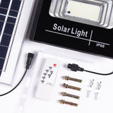 Solar LED Floodlight 65W 6500K Panel: 6V/8W Battery: 3.2V/5000MaH Remote Control [HO-SOLARFL-65W-01]