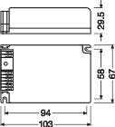 Driver LED Osram OT FIT 75/220-240/1A6 CS