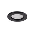 Aro Foco Downlight Circular "Sara" Acero 81mm - Negro