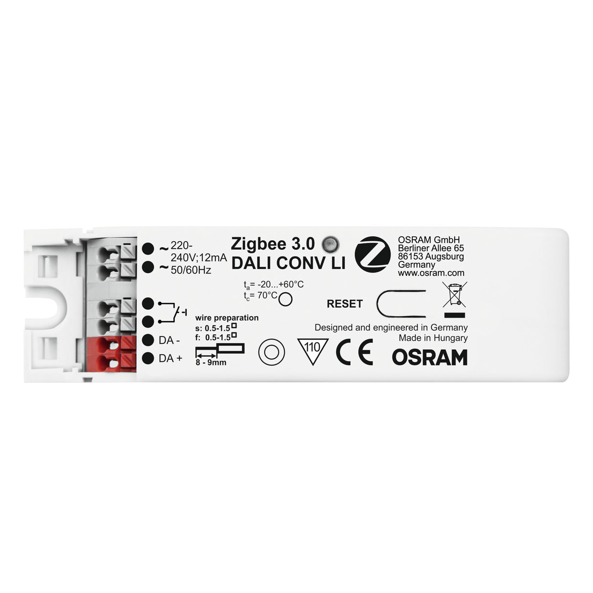 Driver LED Osram SGI ZIGBEE 3.0 DALI CONV LI 3 Años de garantía