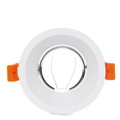 Aro Foco Downlight  Circular GU10 Ø99Mm - Blanco