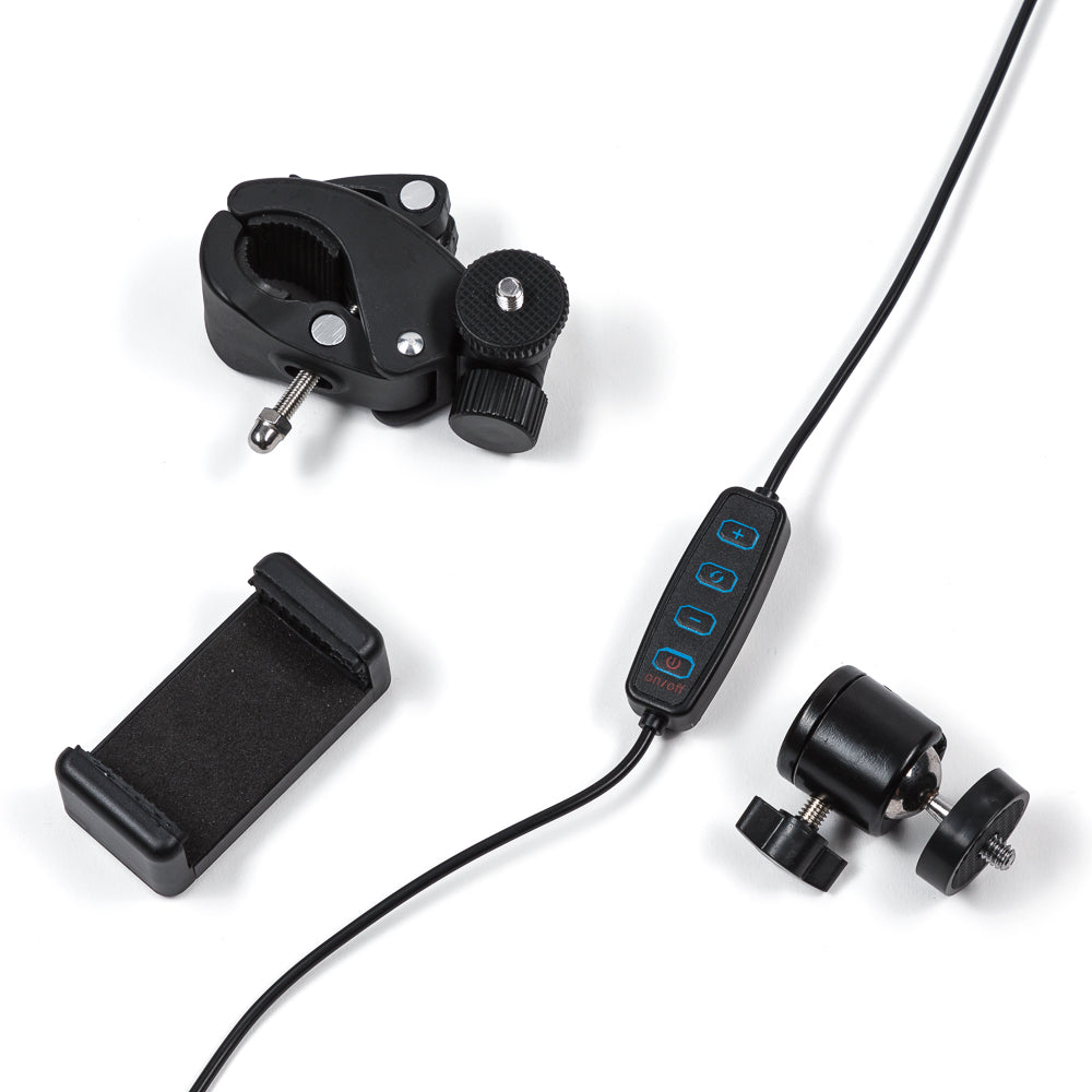 Trípode Iluminación Videoblogs  8W Ø16Cm 68►200Cm Regulable