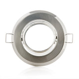 Aro Downlight Basculante Circular Acero  92mm