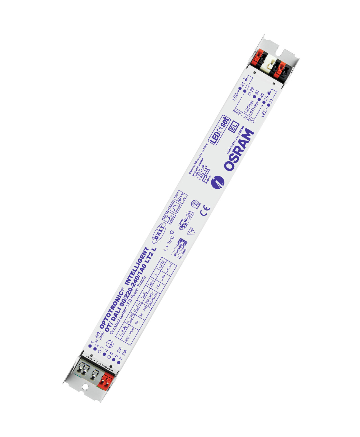 Driver LED Osram   OptoTronic OTI DALI CC Lineales G3 OTI DALI 90/220-240/1A0 LT2 L G3