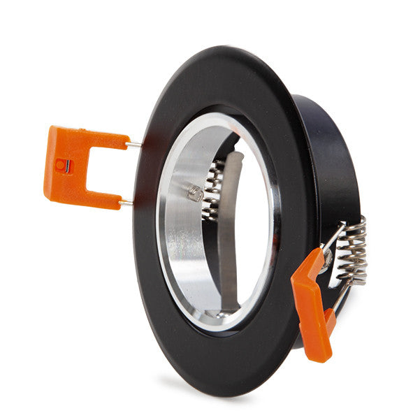 Aro Foco Downlight  Circular GU10 Ø84Mm - Negro