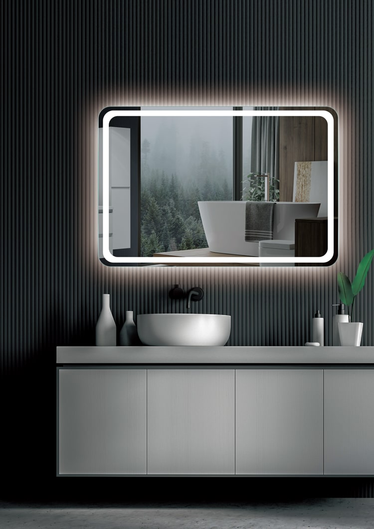 Espejo Iluminado Baño "Austria" 60Cm Blanco Frío [LIMEX-AUST012/60]