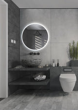 Espejo Iluminado Baño "Londres" Ø70Cm Blanco Frío Sensor Antivaho/On-Off [LIMEX-LOND004/70]