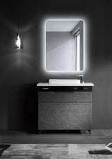Espejo Iluminado Baño "Dinamarca" 100Cm Blanco Frío [LIMEX-DINA011/100]