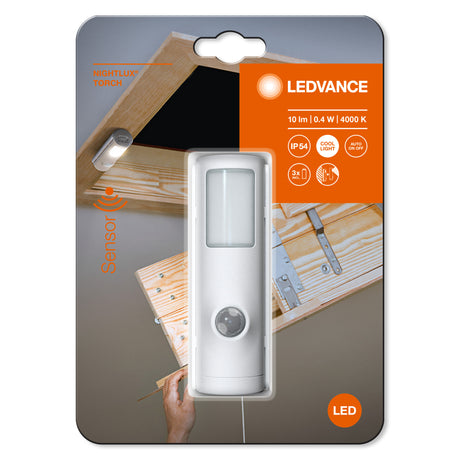 Luz de Noche LED LEDVANCE 0,35W 10Lm 4000K Sensor IP54 [LVI-4058075260696]