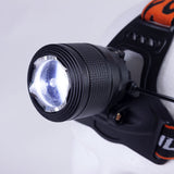 Luz Frontal "Aouita" 3W XPE Blanco/Azul Aluminio/ABS