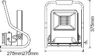 Luz de Trabajo LED Ledvance     50W 4500Lm 4000K 120º IP44