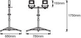 Luz de Trabajo LED Ledvance     60W 5400Lm 4000K 120º IP65