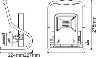 Luz de Trabajo LED Ledvance     20W 1700Lm 4000K 120º IP44