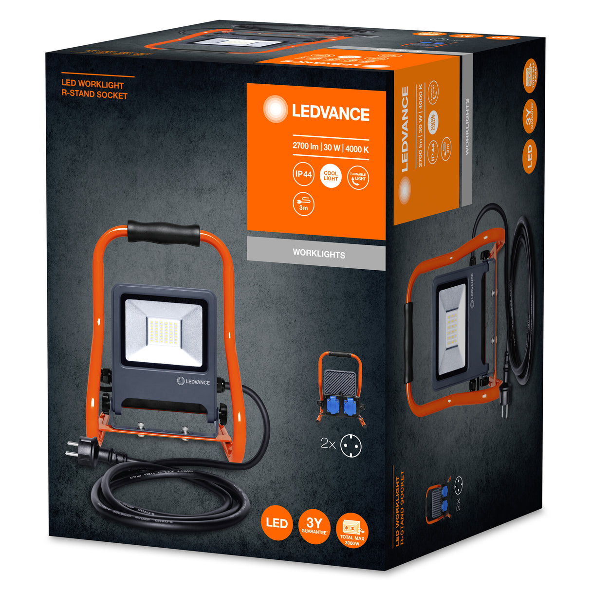Luz de Trabajo LED Ledvance     30W 2700Lm 4000K 120º IP44