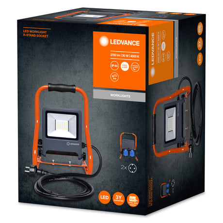 Luz de Trabajo LED Ledvance     30W 2700Lm 4000K 120º IP44
