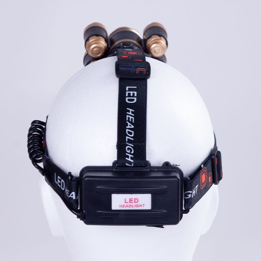 Luz Frontal "Wanjiru" 10W XPE + 4 x COB 3W  Aluminio/ABS