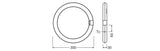 Tubo LED T9 Ledvance G10q 18,3W 2200Lm 6500K 110º IP20