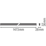 Luminaria LED Lineal Ledvance "Compact"   17W 1900Lm 4000K 140º IP20