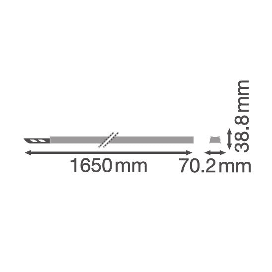 Luminaria Lineal Industrial  Ledvance "Trusys" Accesorio  Carril 1500 8P