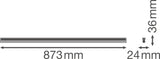 Luminaria LED Lineal Ledvance "Compact"   15W 1500Lm 3000K 140º IP20