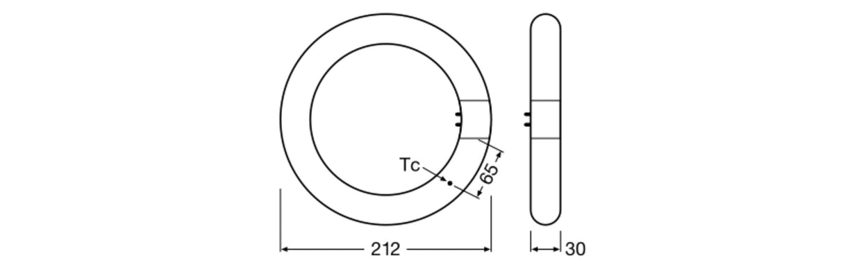 Tubo LED T9 Ledvance/Osram G10q 12W 1320Lm 4000K 120º IP20