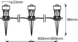Luz de Jardín LED  Ledvance "Smart"   0,7W 110Lm  K 33º IP65 Regulable