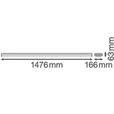 Luminaria LED Lineal Ledvance "Compact"   45W 6165Lm 4000K 110º IP44 Regulable DALI