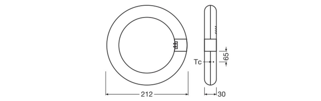 Tubo LED T9 Ledvance G10q 11W 1320Lm 6500K 110º IP20