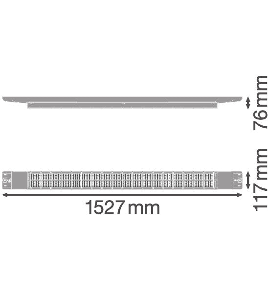 Luminaria LED Ledvance "Low Bay Flex"   105W 16275Lm 4000K 90º IP23