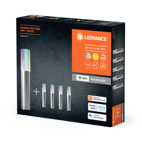Luz de Jardín LED  Ledvance "Smart"   3,8W 75Lm 3000K 280º IP65 Regulable