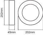 Luminaría LED Ledvance "Endura" Exterior Sensor   13,5W 480Lm 3000K 80º IP44