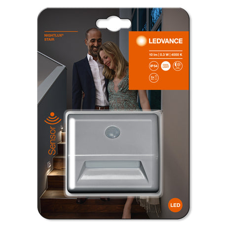 Luz de Noche LED LEDVANCE 0,25W 10Lm 4000K Sensor IP54 [LVI-4058075260757]