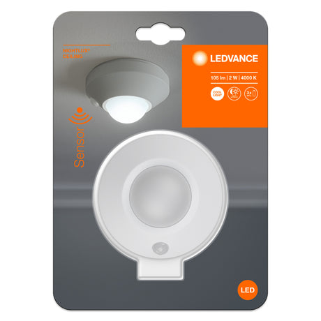 Luz de Noche LED LEDVANCE 1,7W 105Lm 4000K Sensor IP20 [LVI-4058075270886]