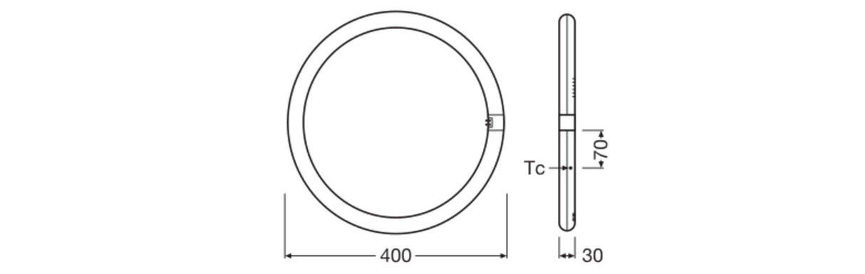 Tubo LED T9 Ledvance G10q 24W 2900Lm 4000K 110º IP20