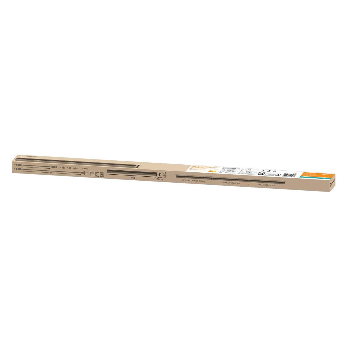 Luminaria LED Lineal Ledvance "Compact"   10W 1000Lm 3000K 140º IP20