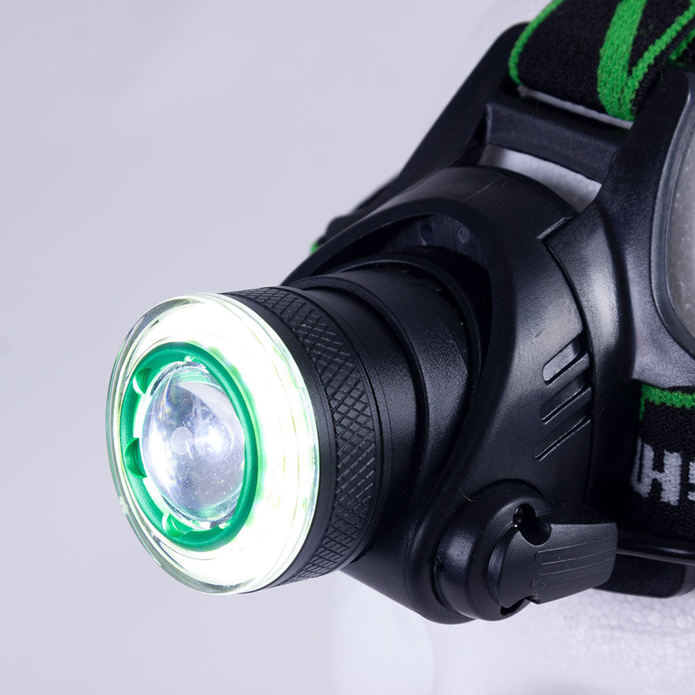 Luz Frontal "Barmasai" 10W XPE + 3W COB Aluminio/ABS